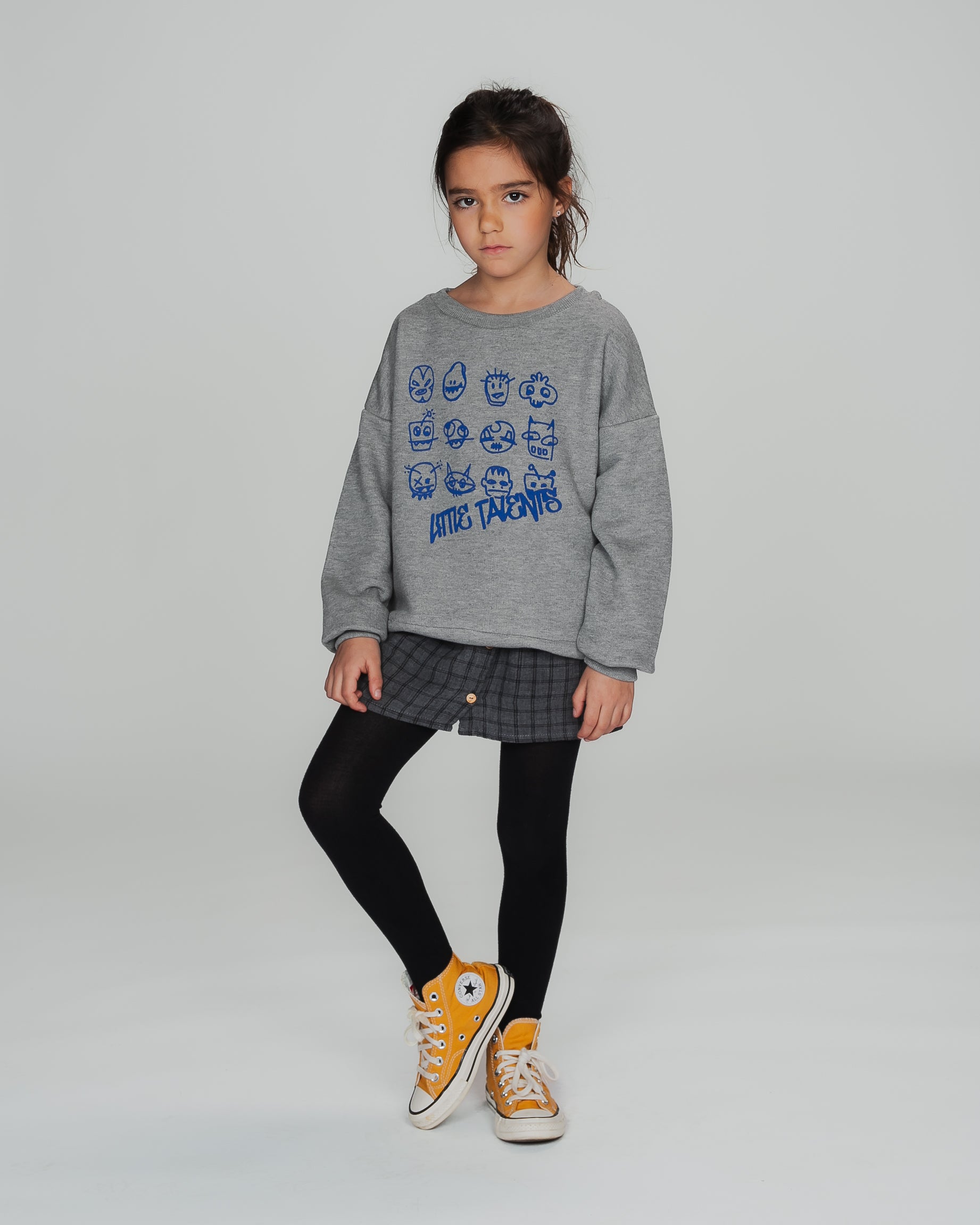 Grey graffiti sweatshirt