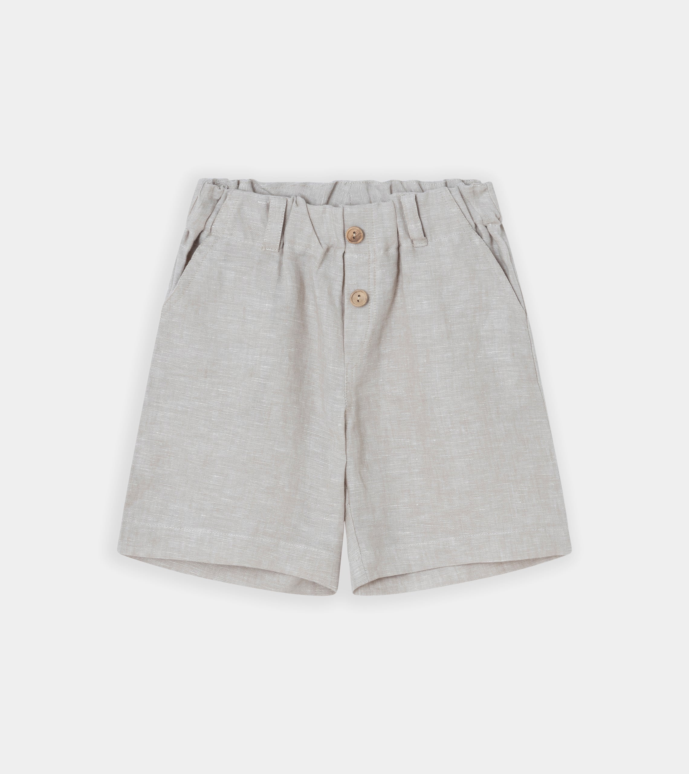 Shorts lino beige