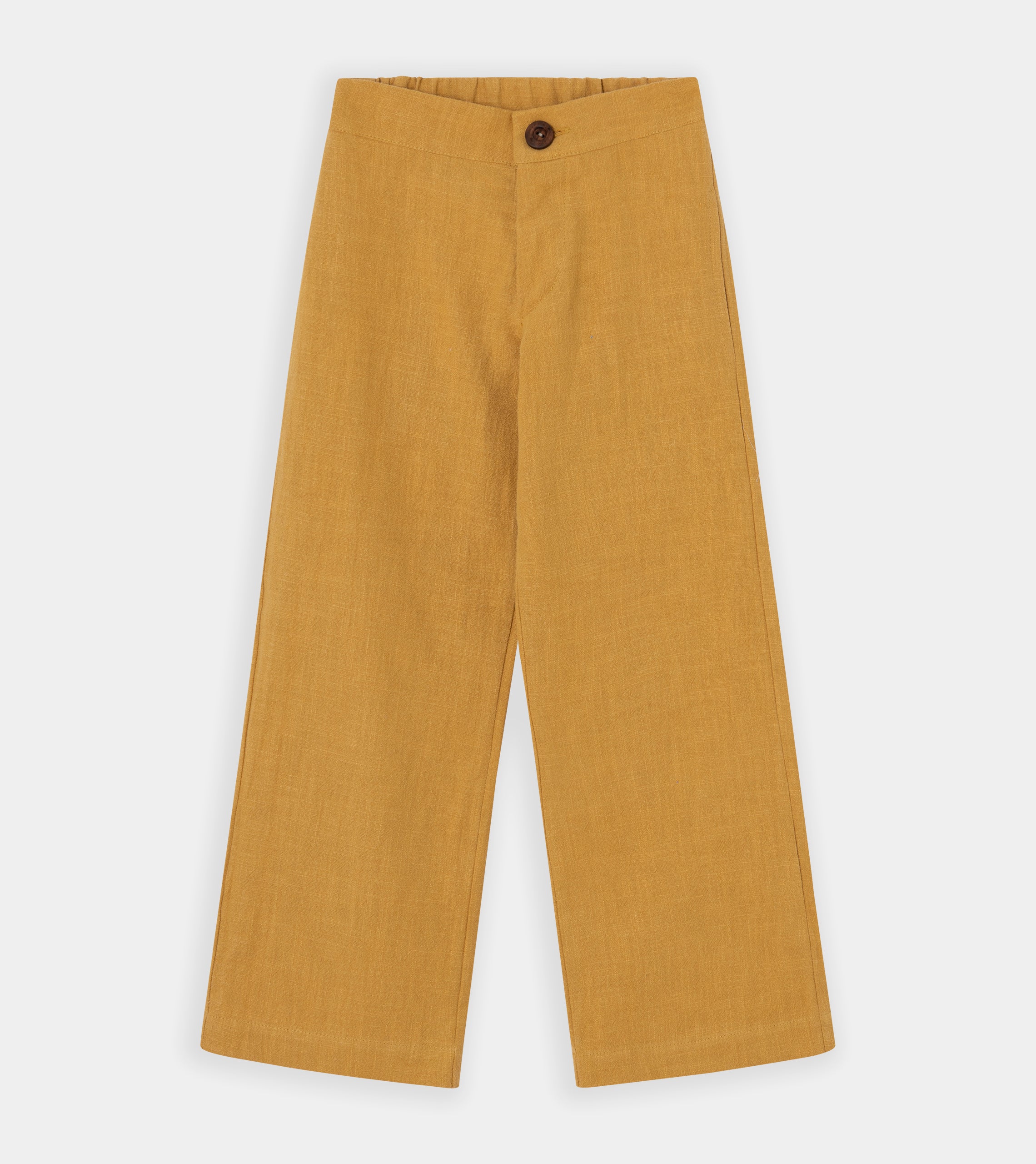 Long yellow trousers