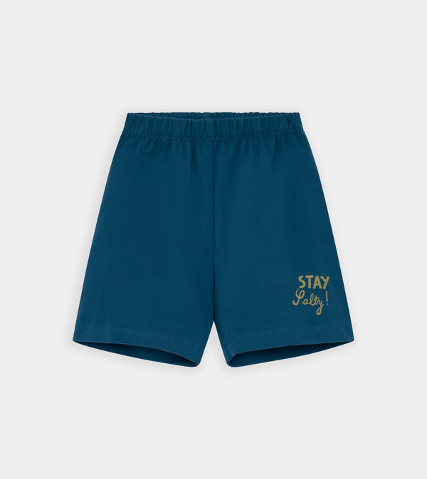 Blue Stay Salty shorts