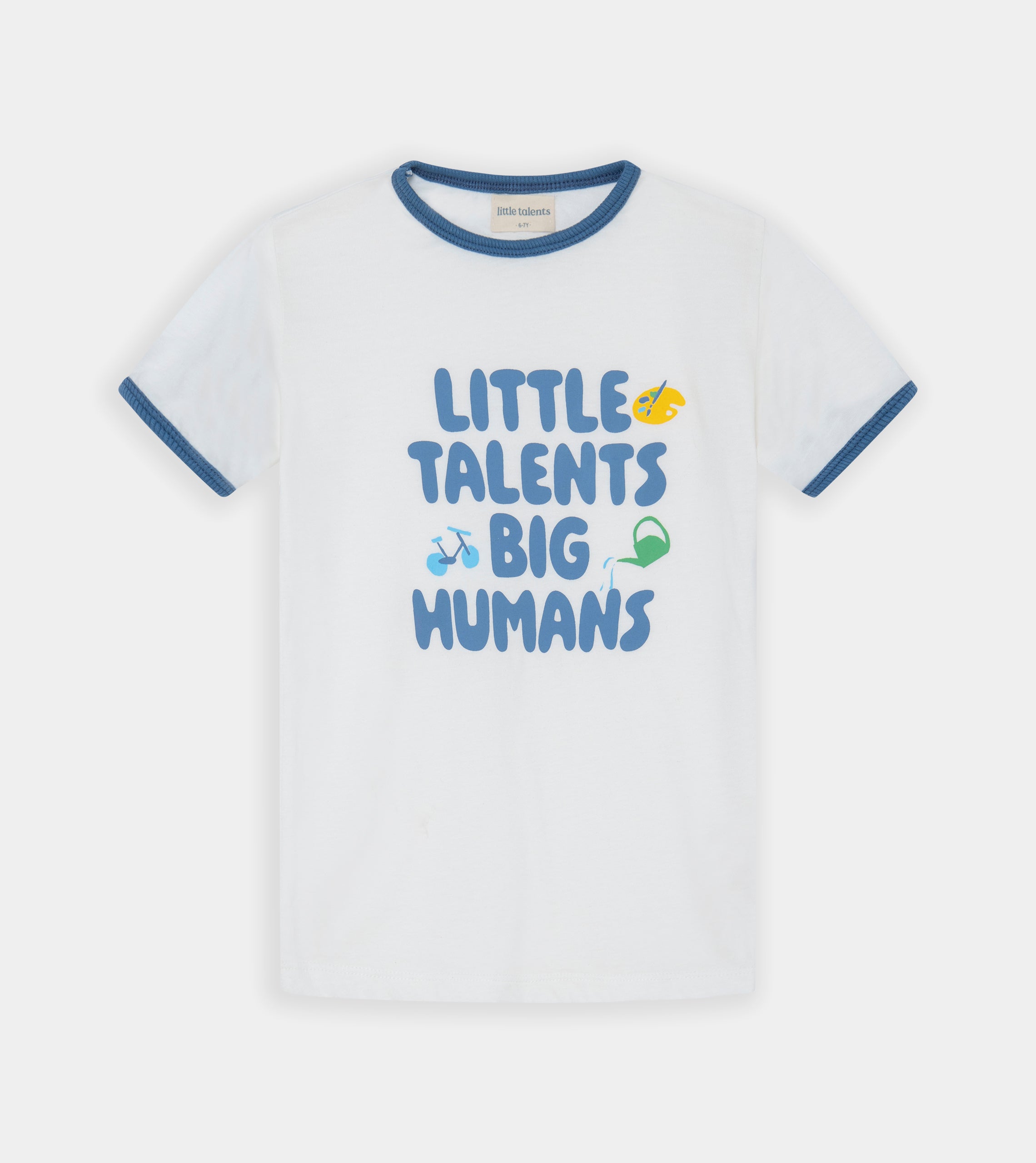Blue Little Talents Big Humans t-shirt
