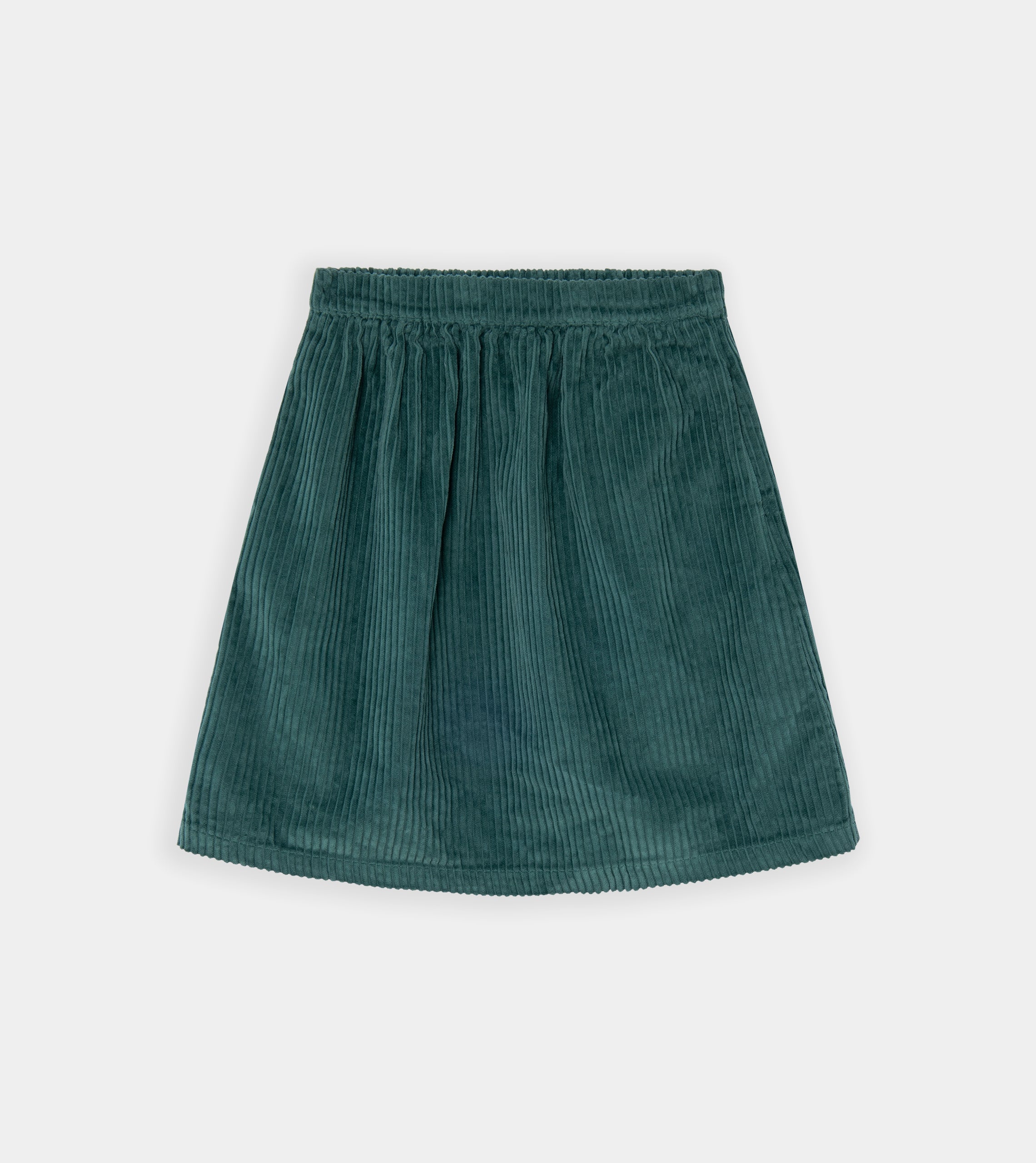 Green Corduroy Skirt