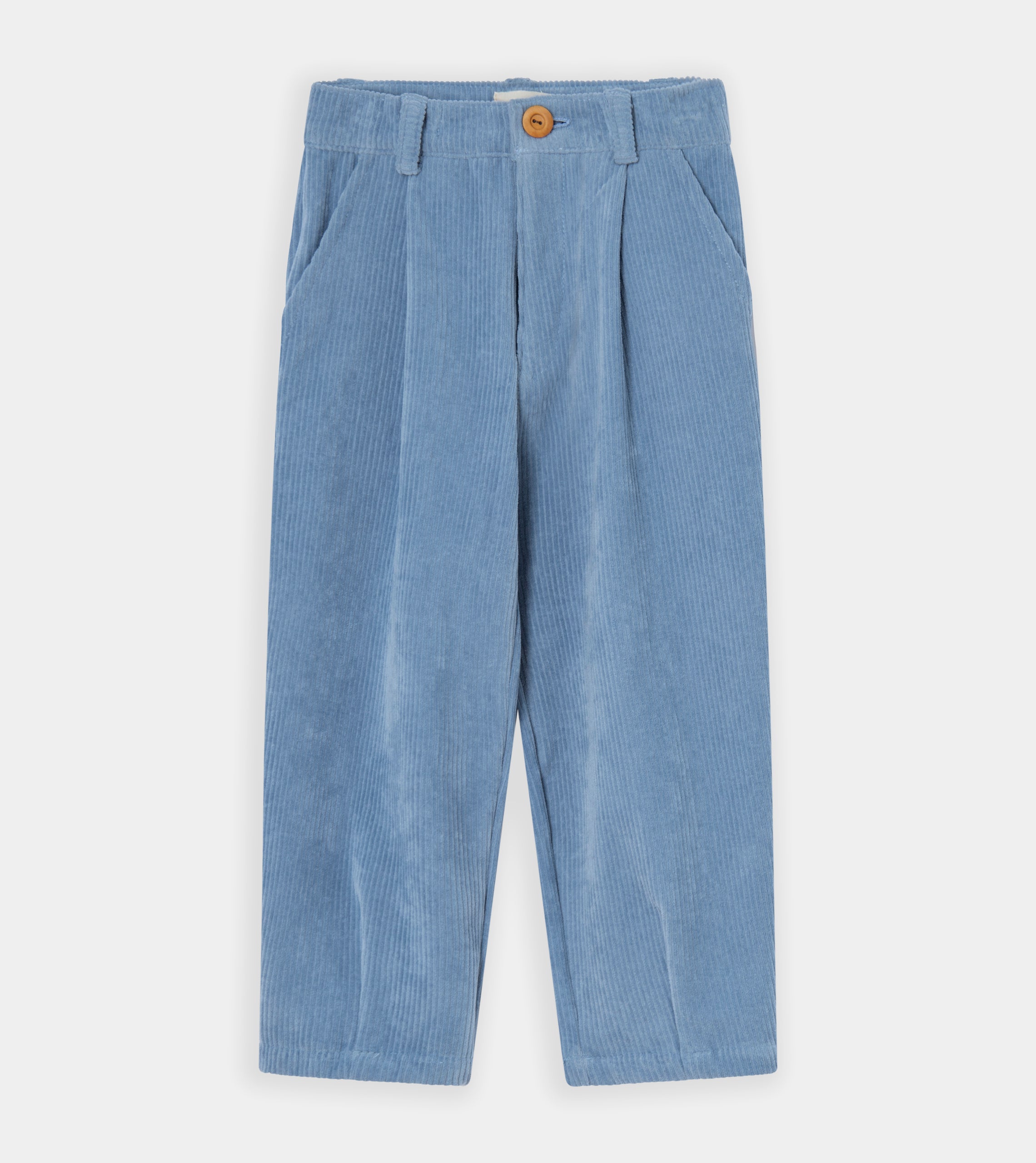 Blue corduroy baggy trouser