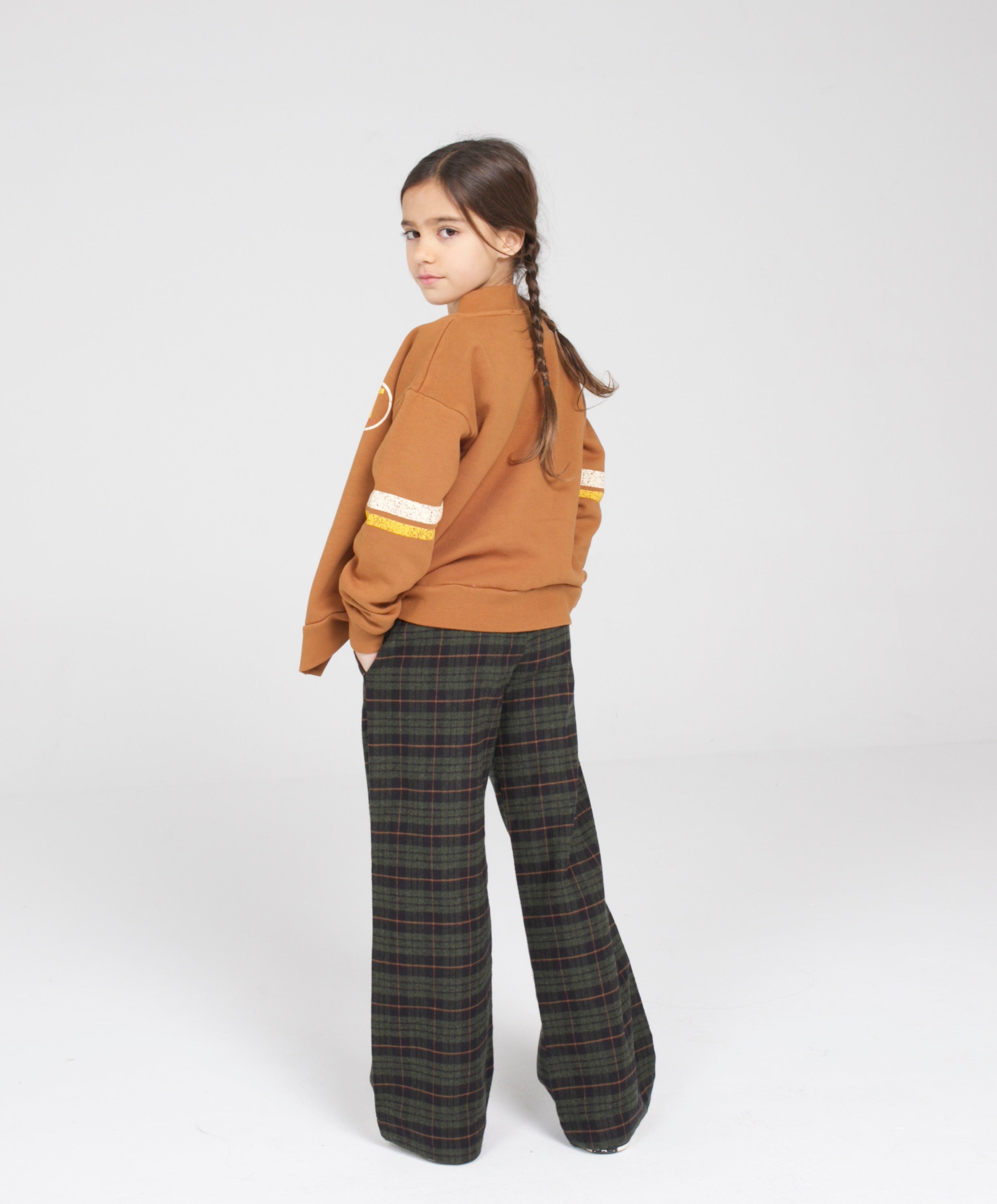 Brown cardigan