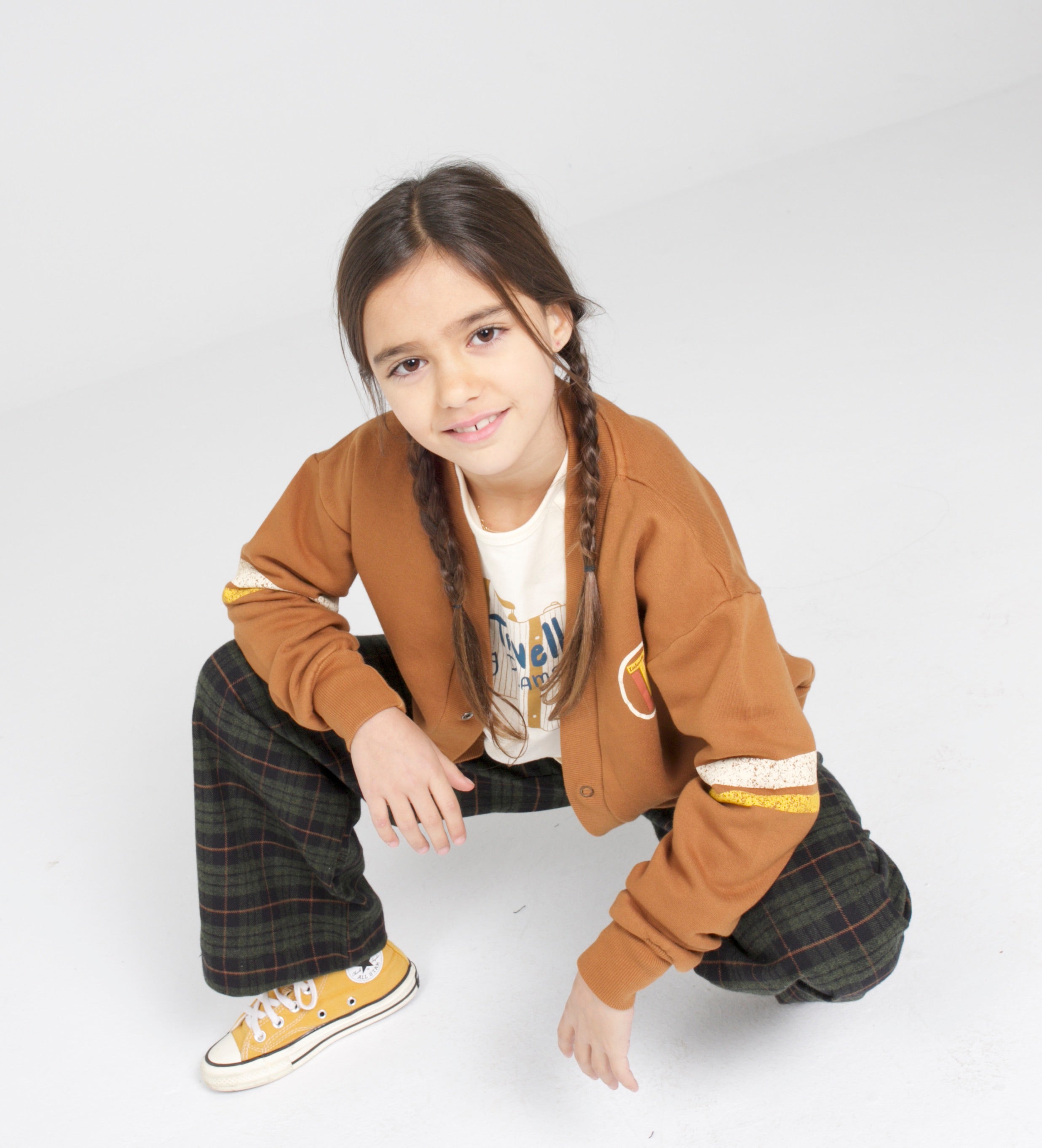 Brown cardigan