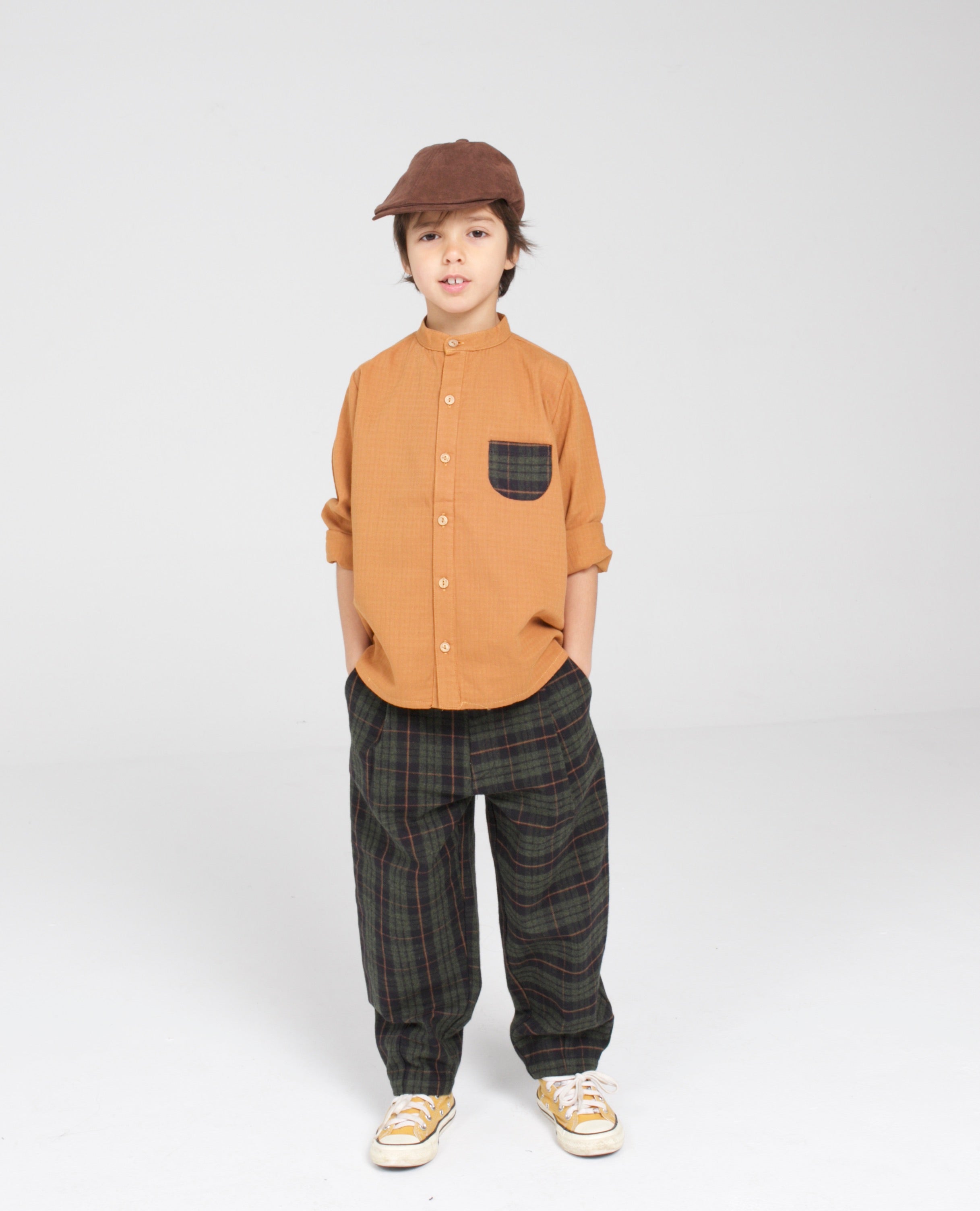 Brown shirt