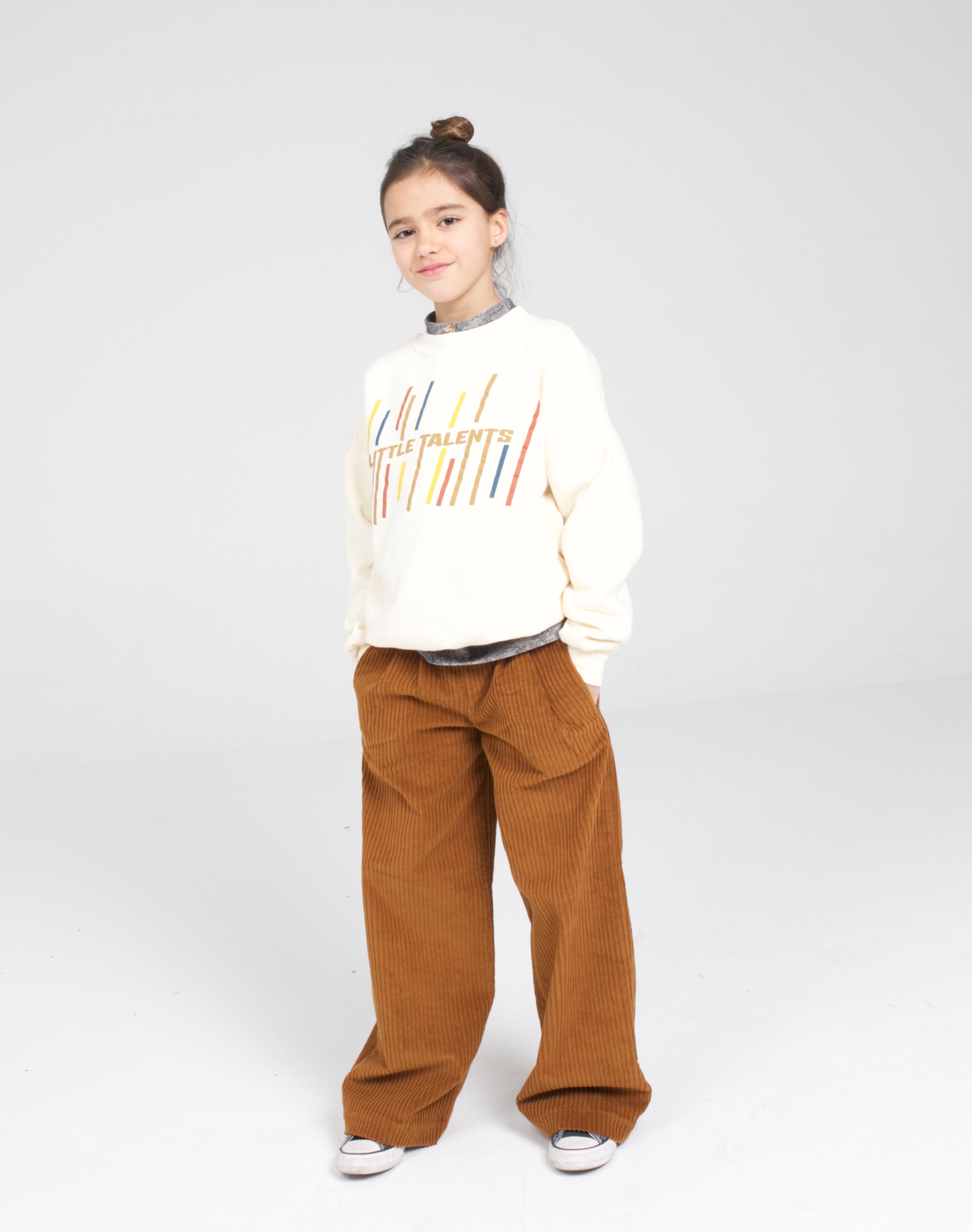 Beige oversized Little Talents sweatshirt