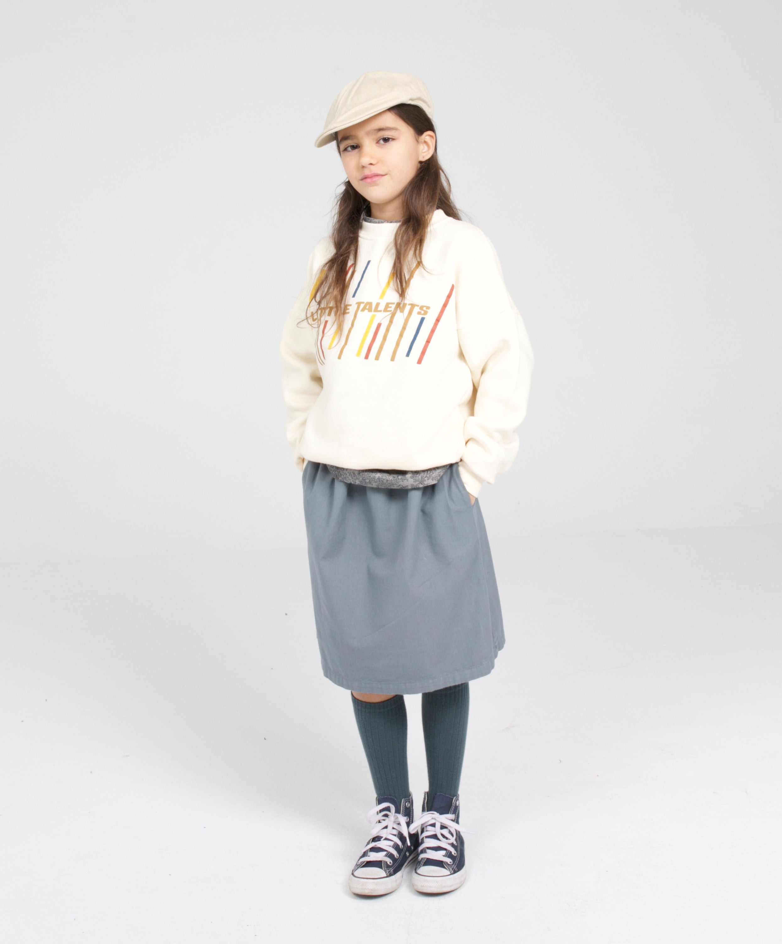 Beige oversized Little Talents sweatshirt