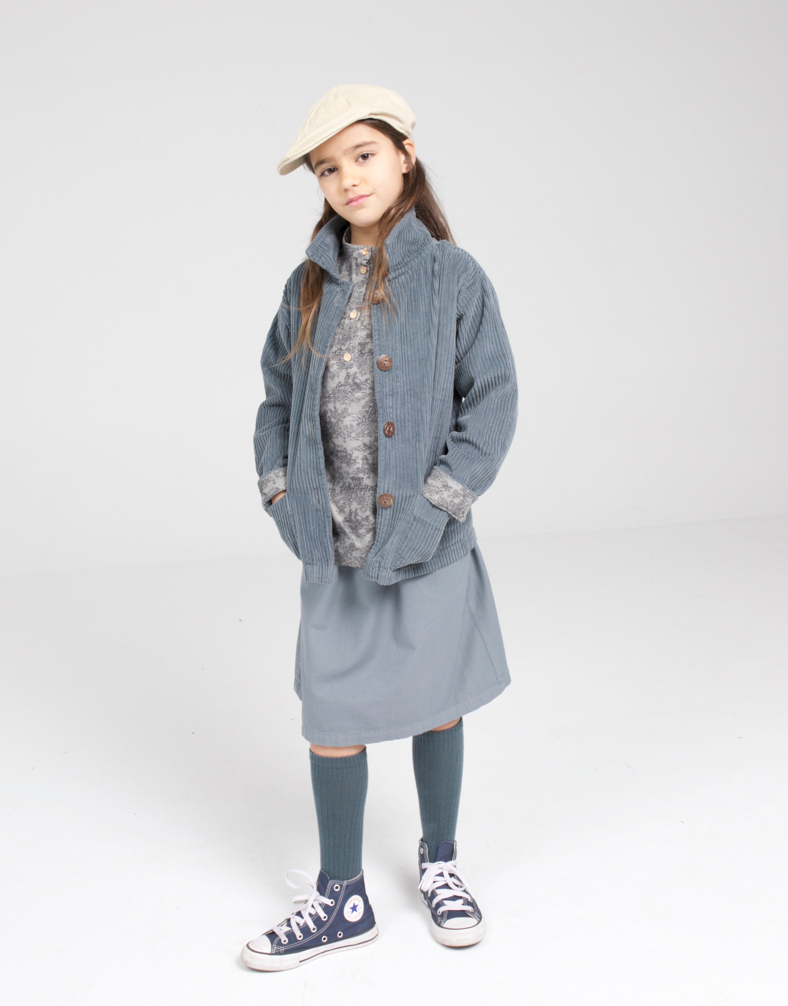Blue corduroy jacket