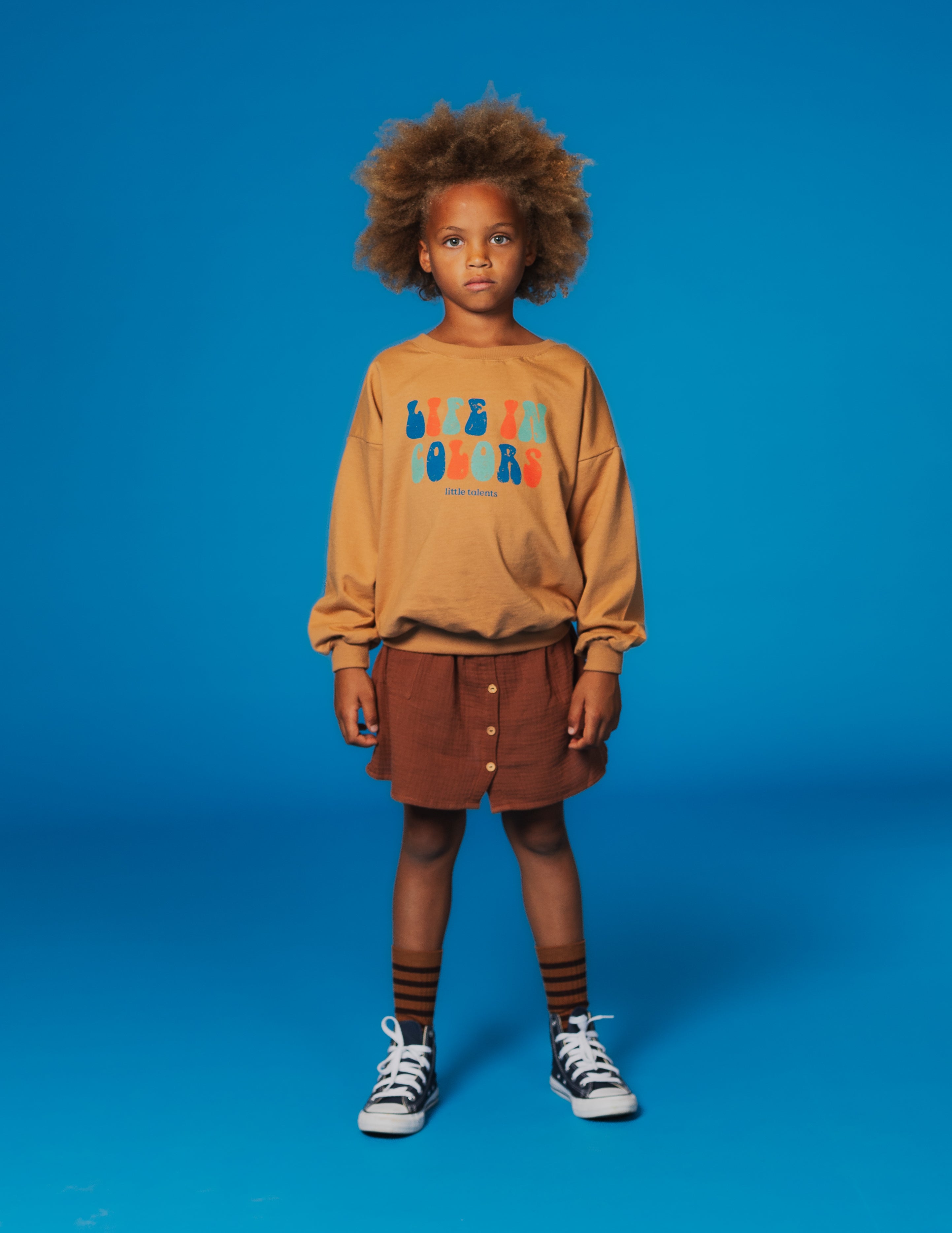 Brown Life in Colors Sweatshirt
