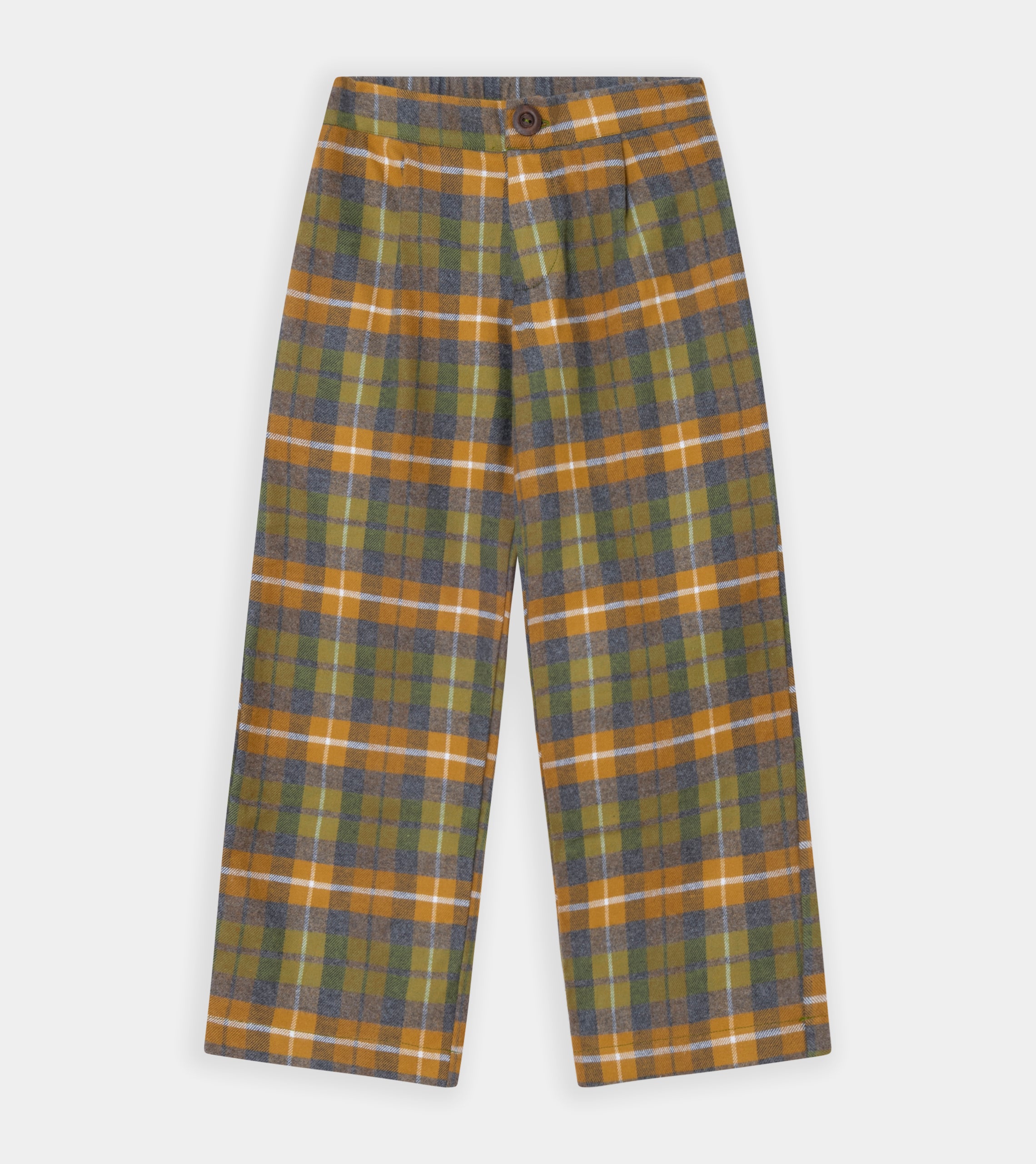 Yellow checked pants