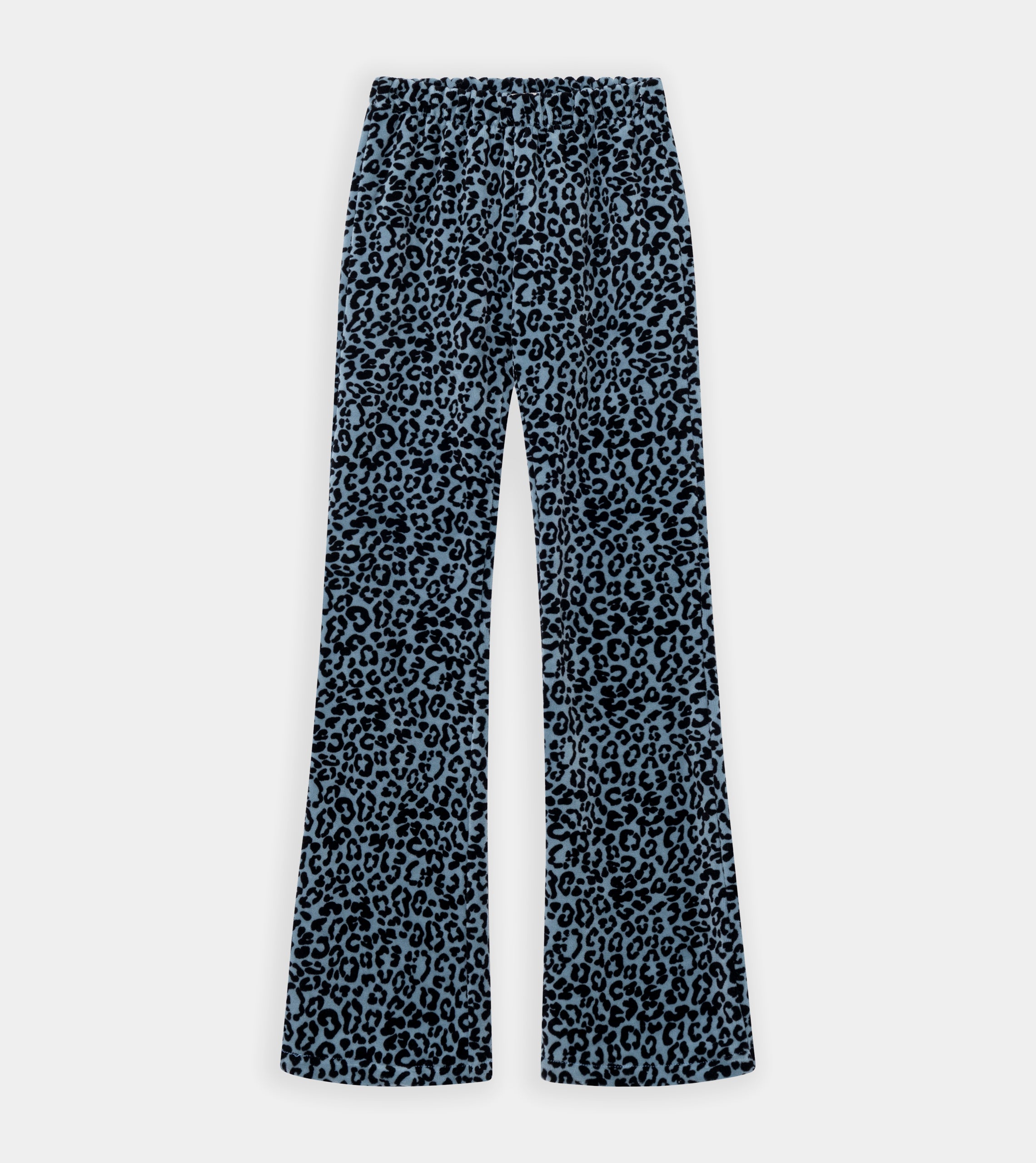Animal print slim pants