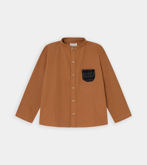 Brown shirt