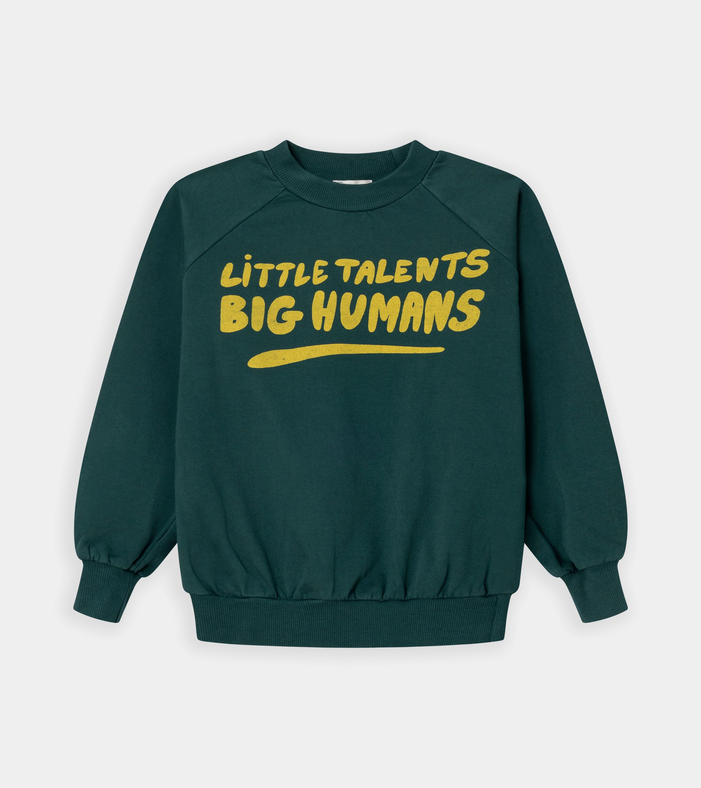 Green slim-fit Little Talents Big Humans sweatshirt