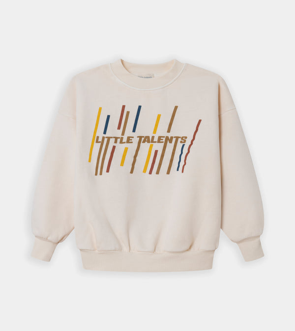 Beige oversized Little Talents sweatshirt