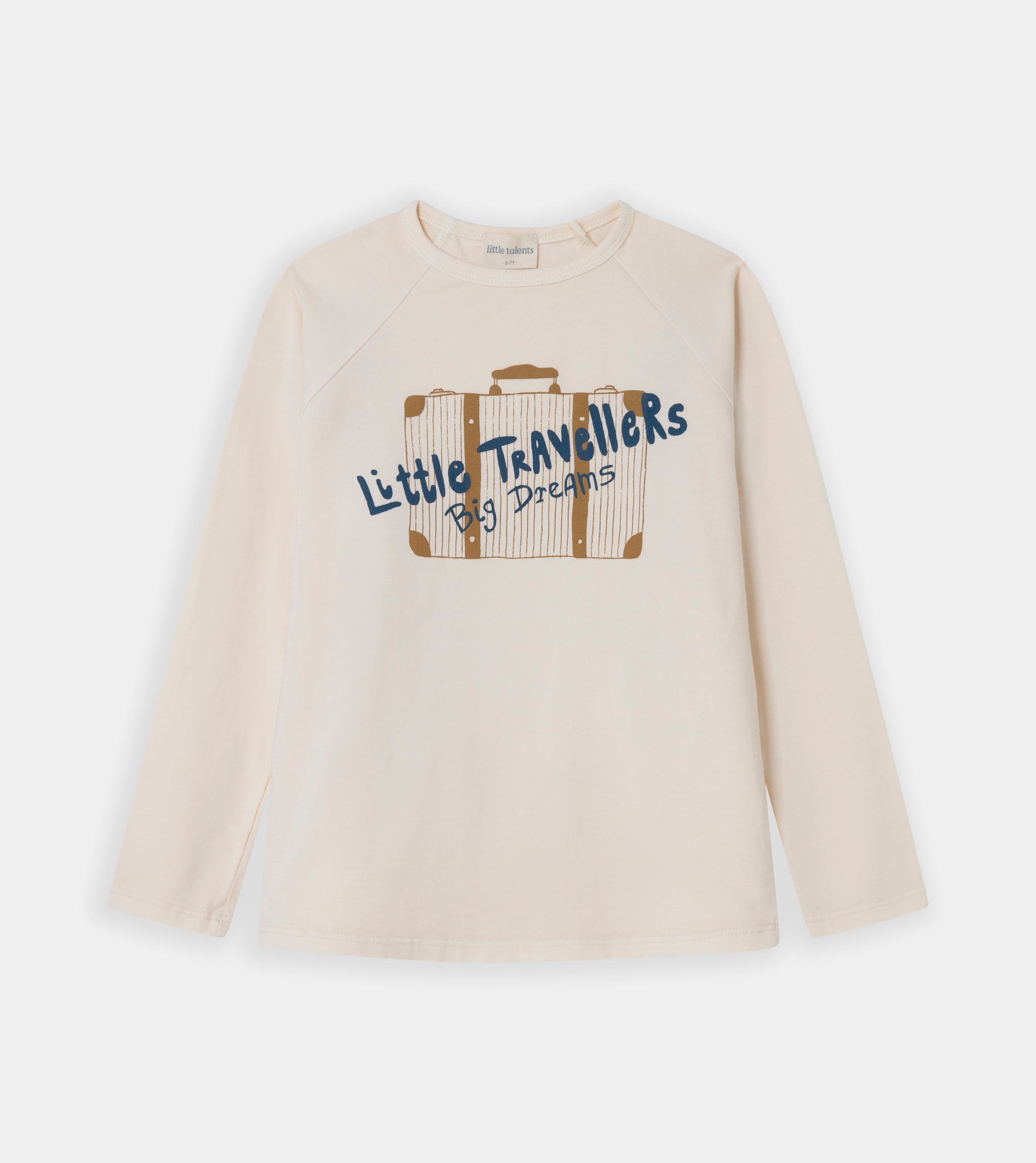 Beige Little Travellers t-shirt