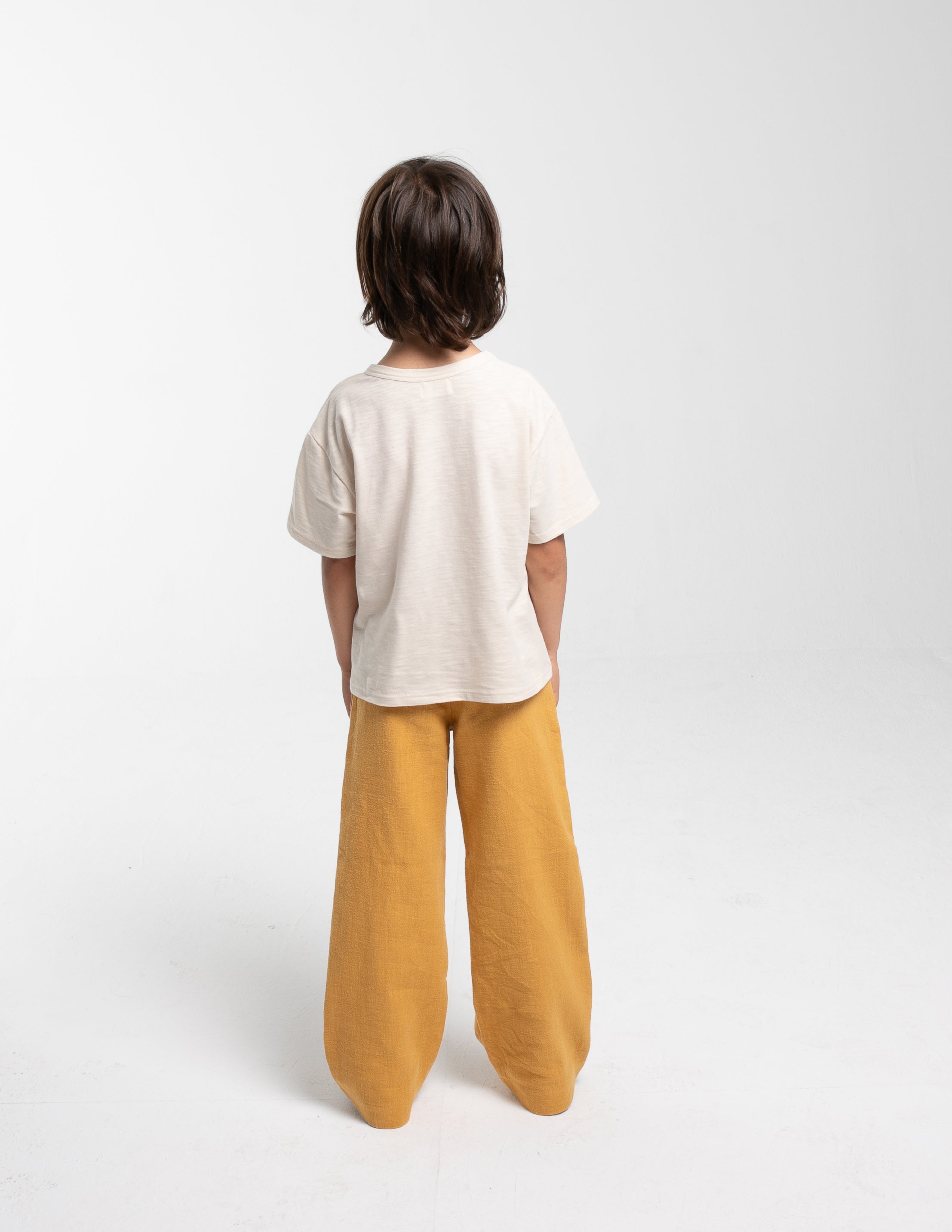 Long yellow trousers