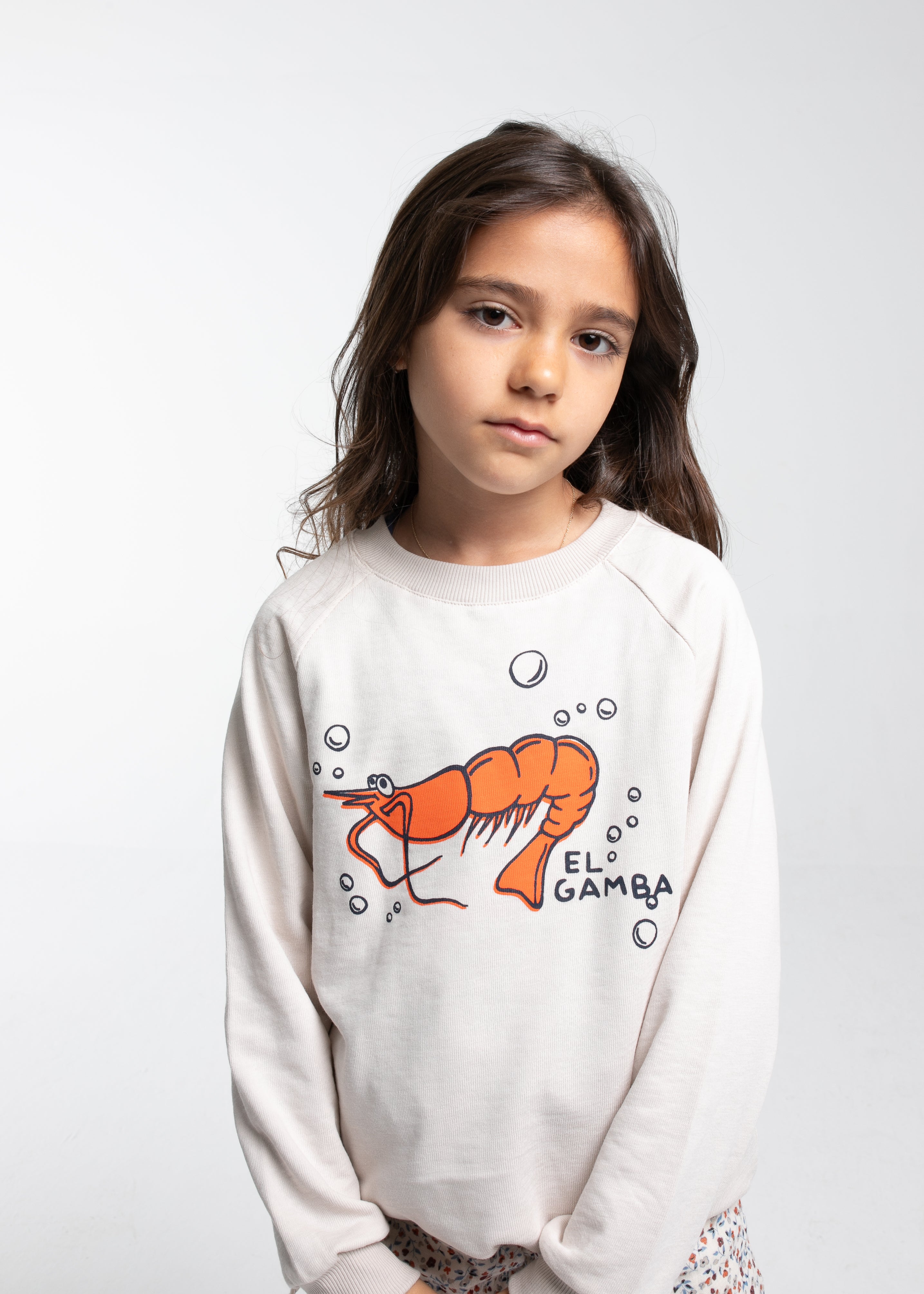 White El Gamba sweatshirt