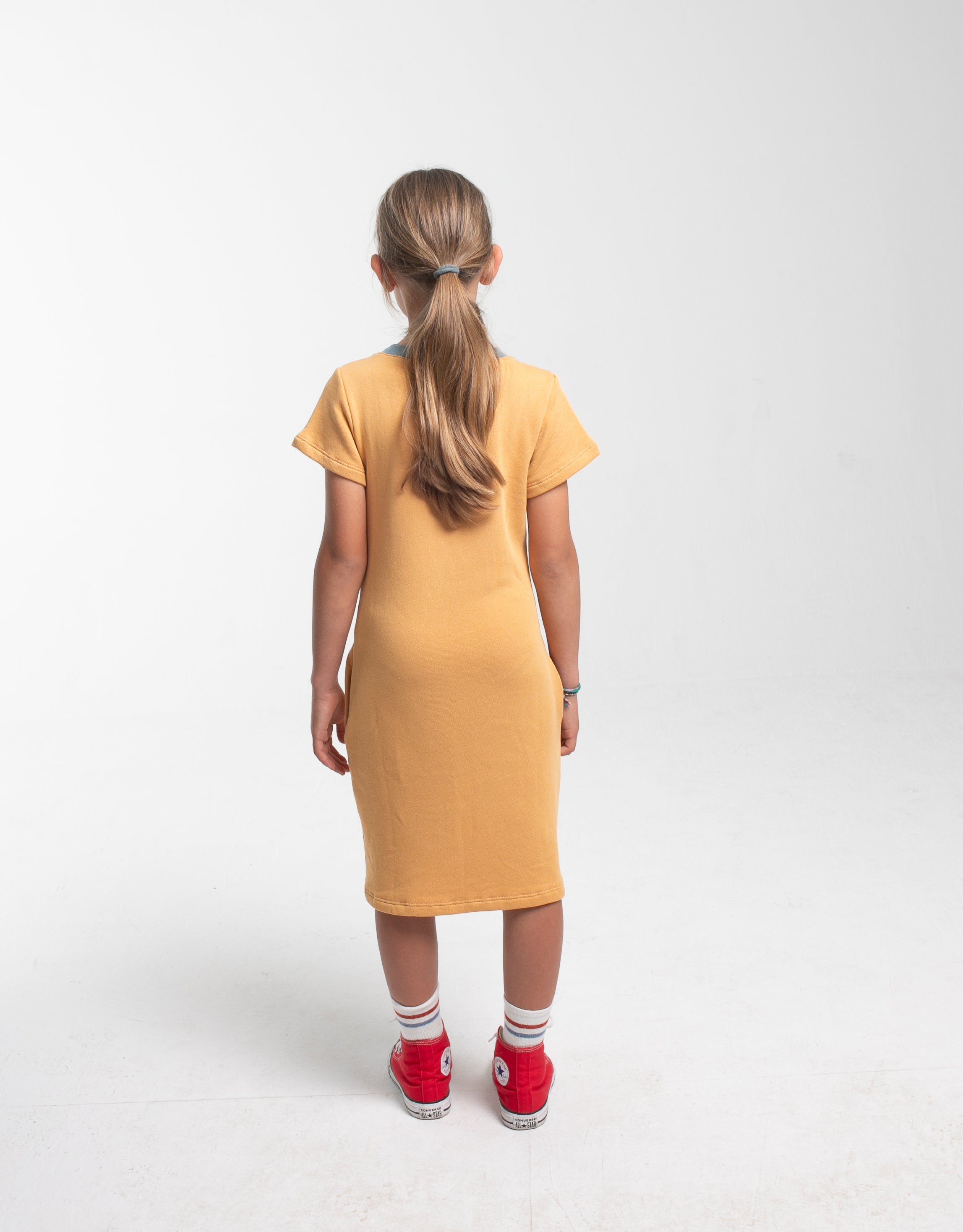 Orange Ice cream dress