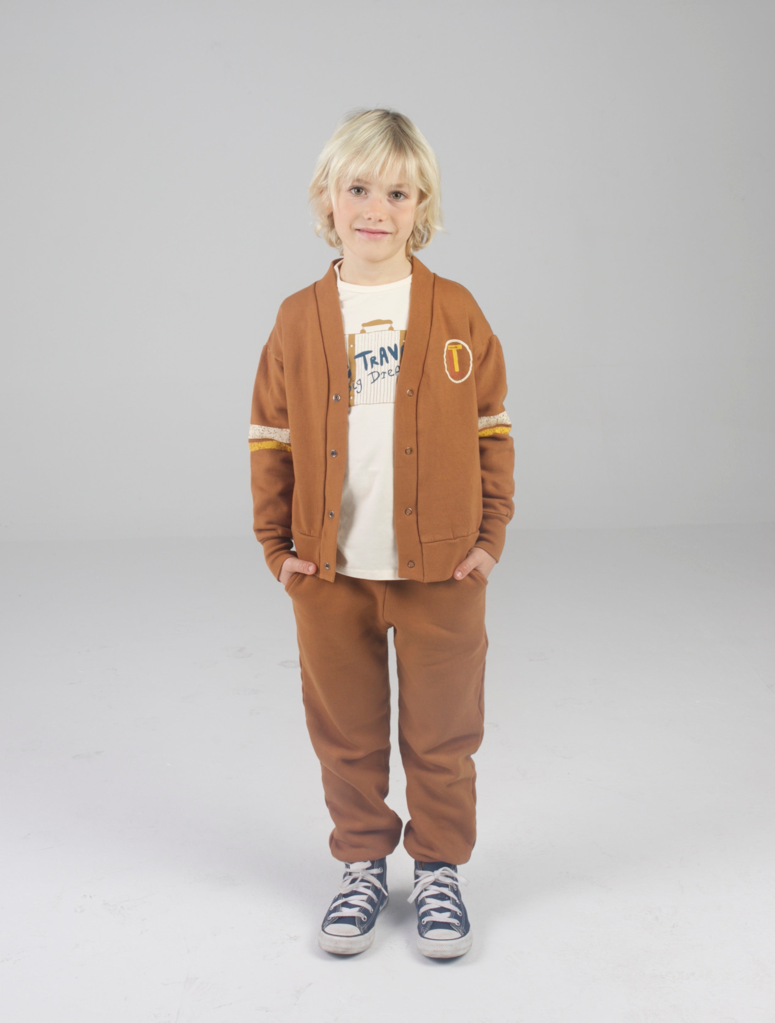 Brown sweatpants