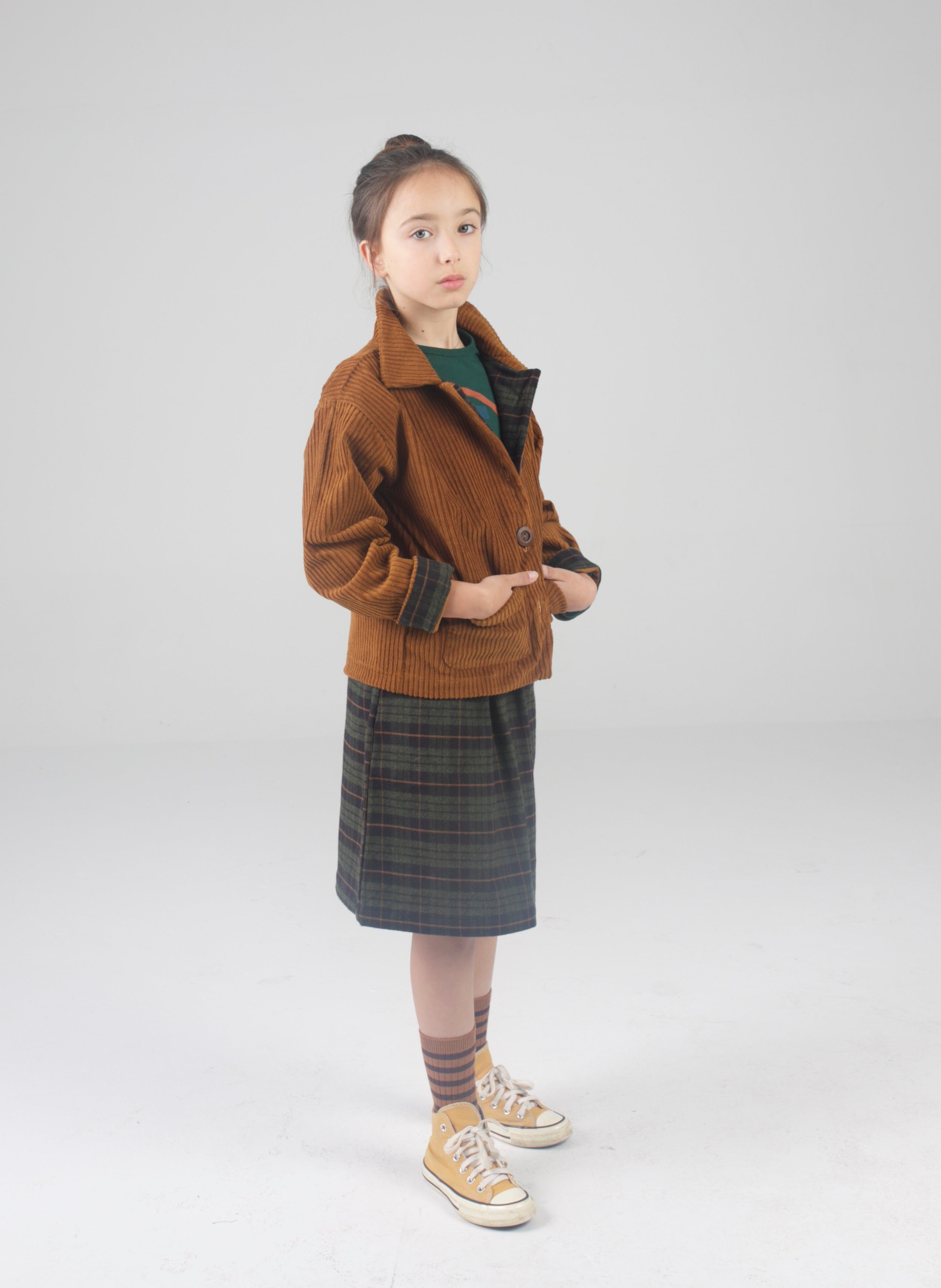 Brown corduroy jacket