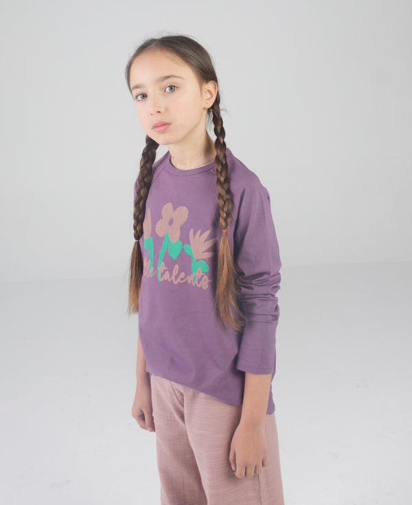 Purple Flower t-shirt