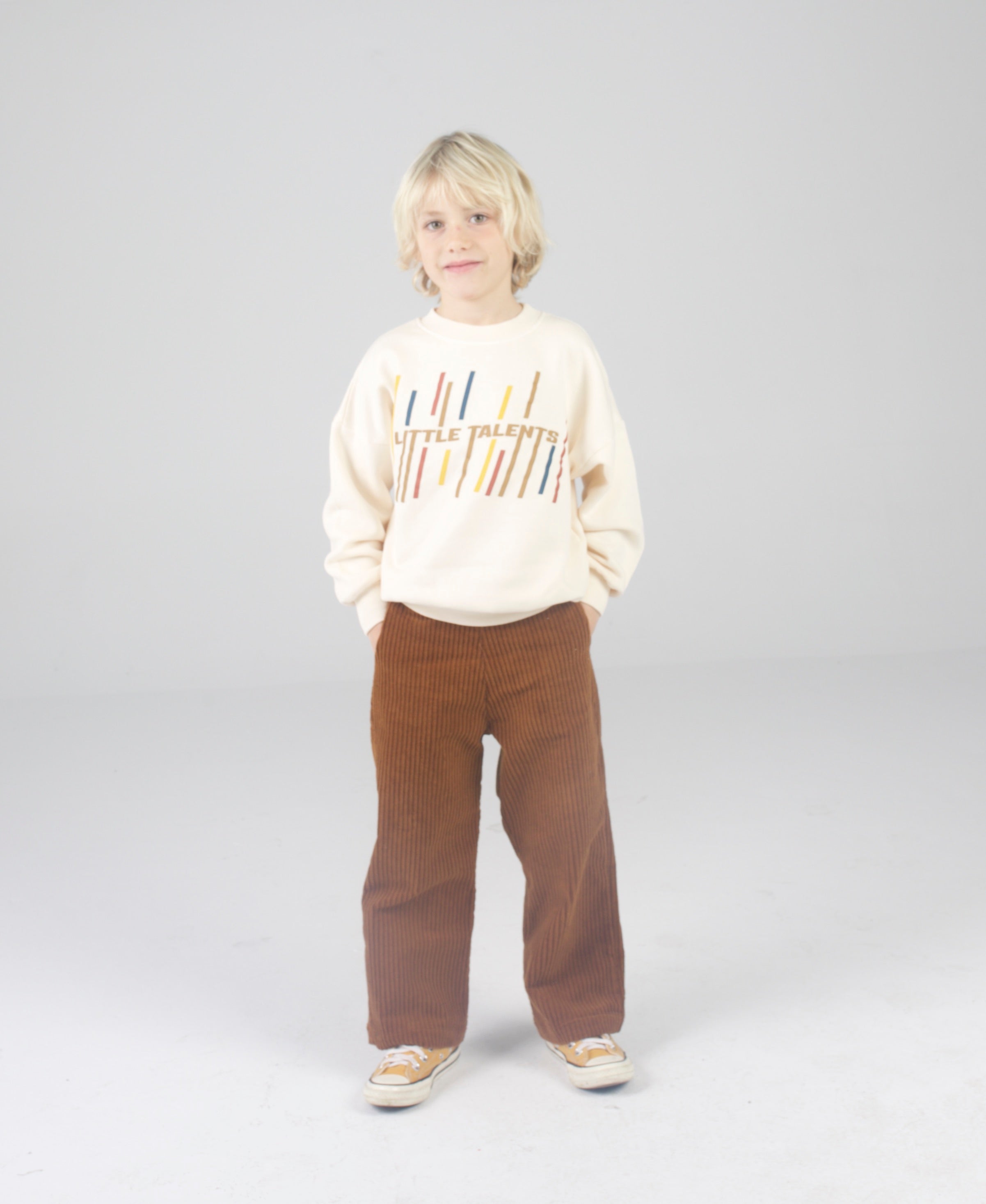 Brown corduroy pants