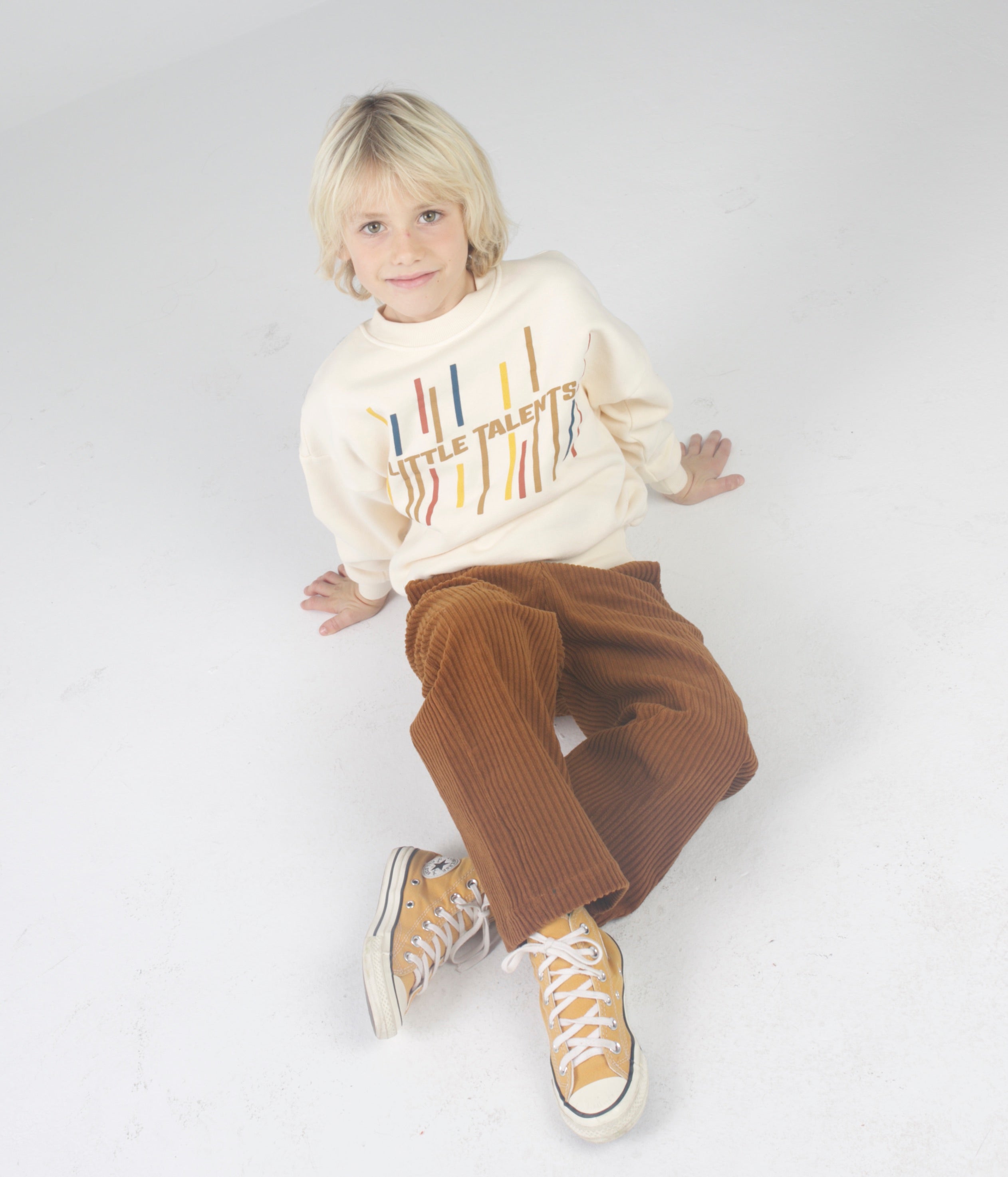Beige oversized Little Talents sweatshirt