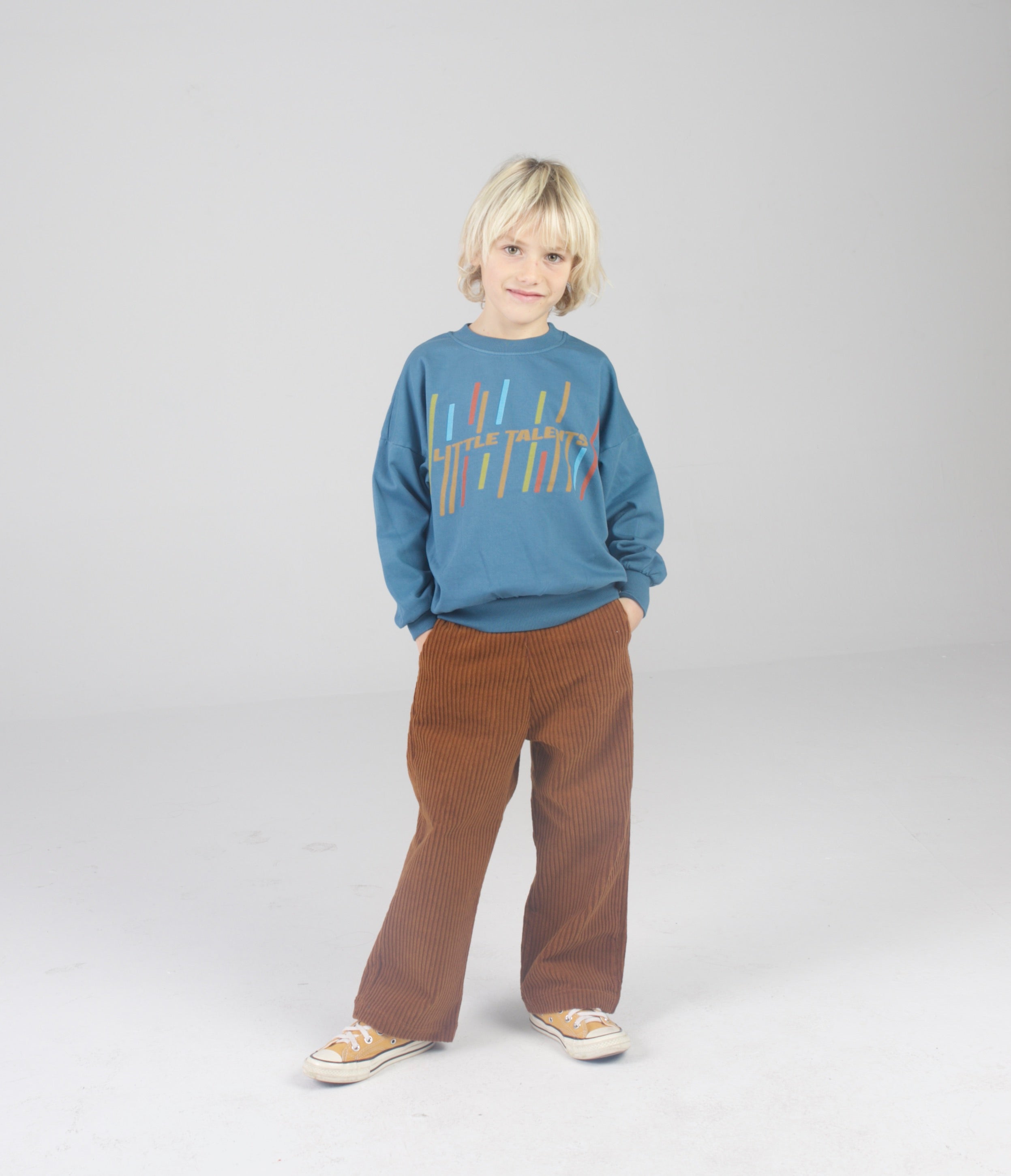 Brown corduroy pants