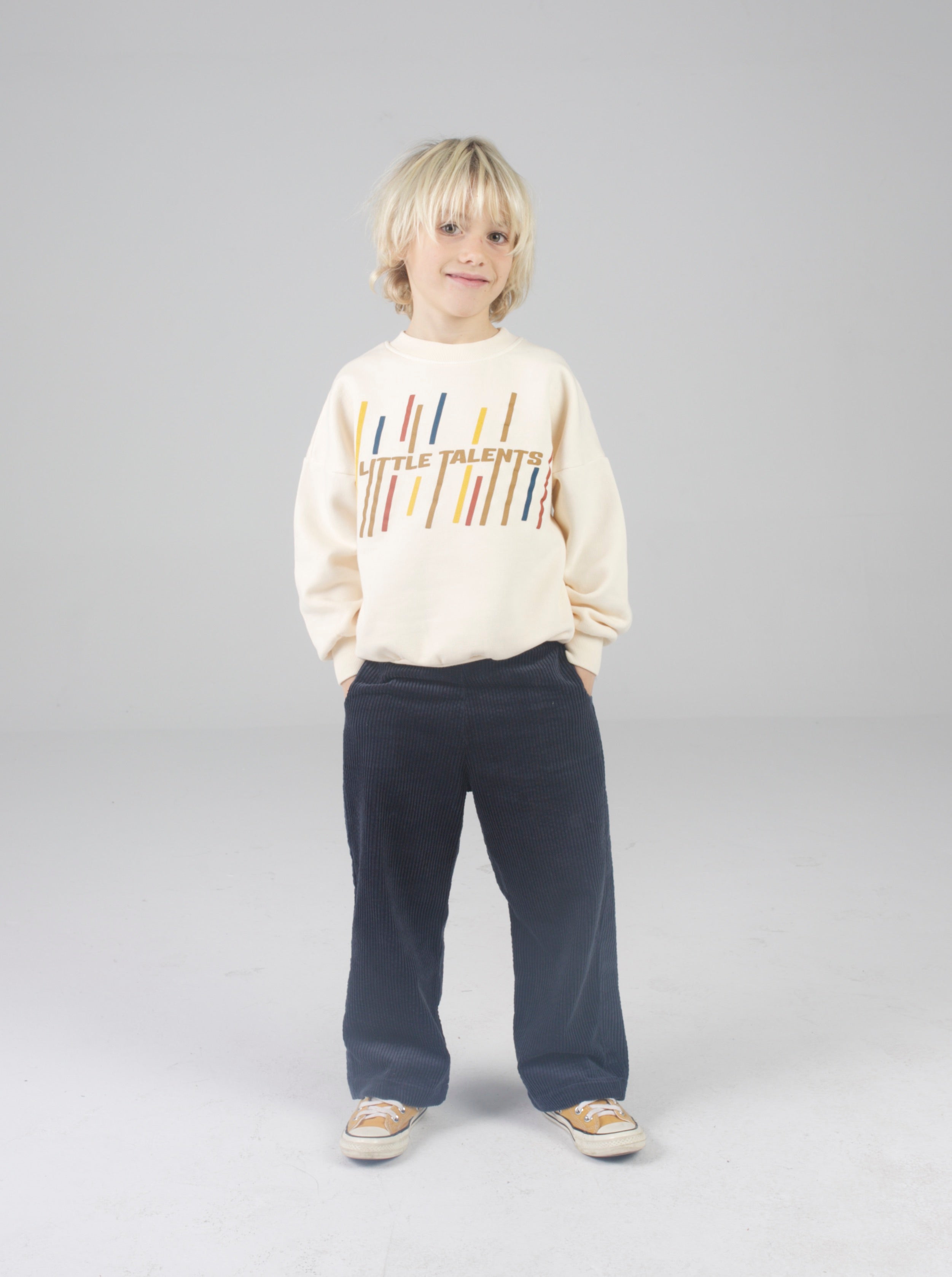 Beige oversized Little Talents sweatshirt