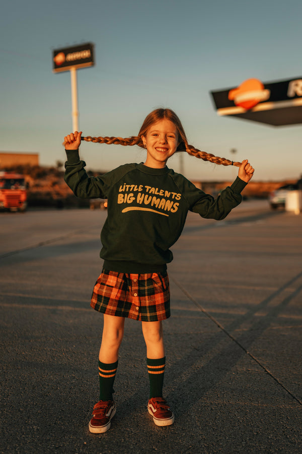 Green slim-fit Little Talents Big Humans sweatshirt