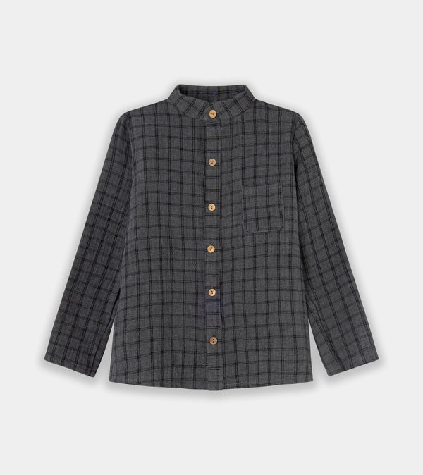 Grey checked shirt